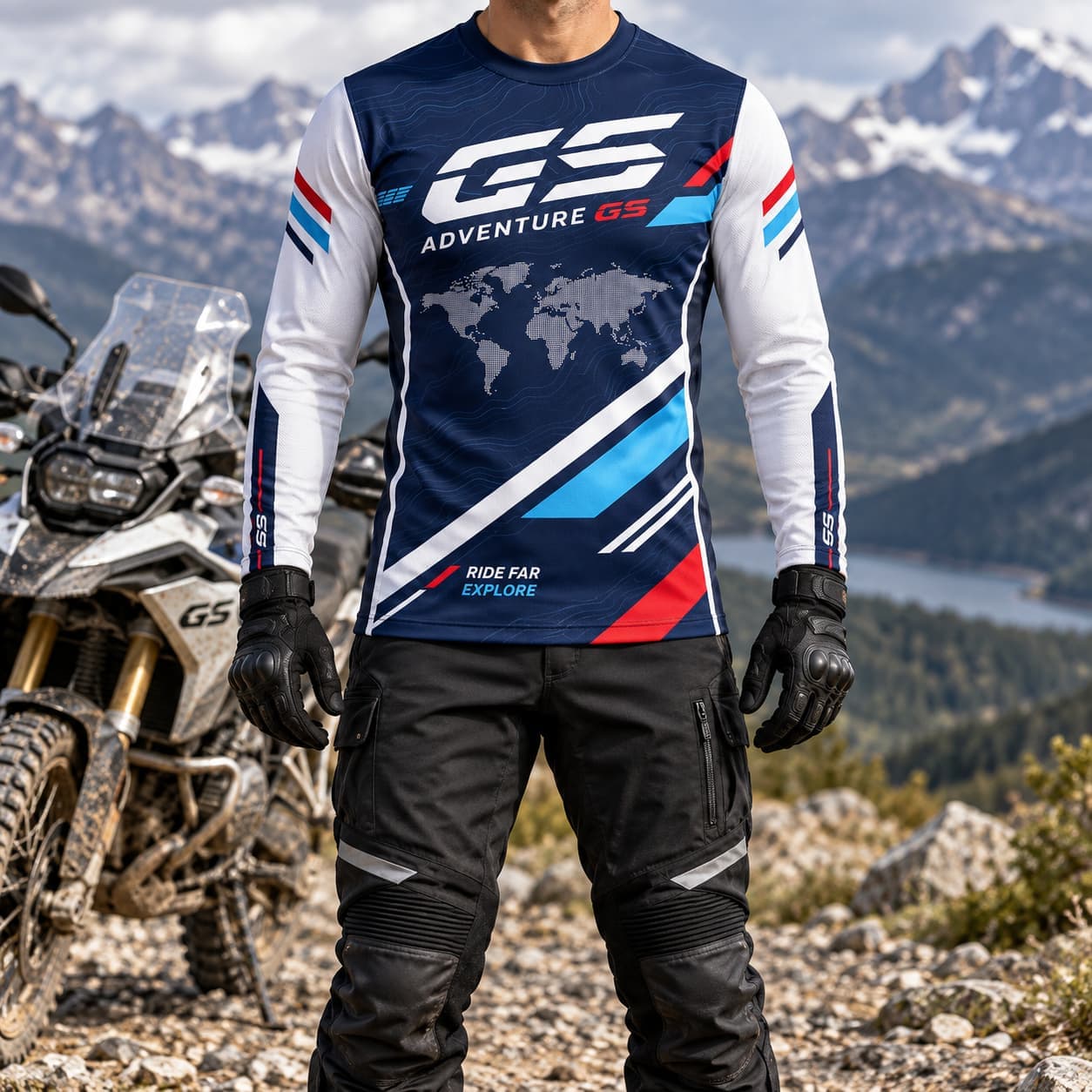 Outdoor Adventure Outfit - Camiseta de manga larga para hombre,