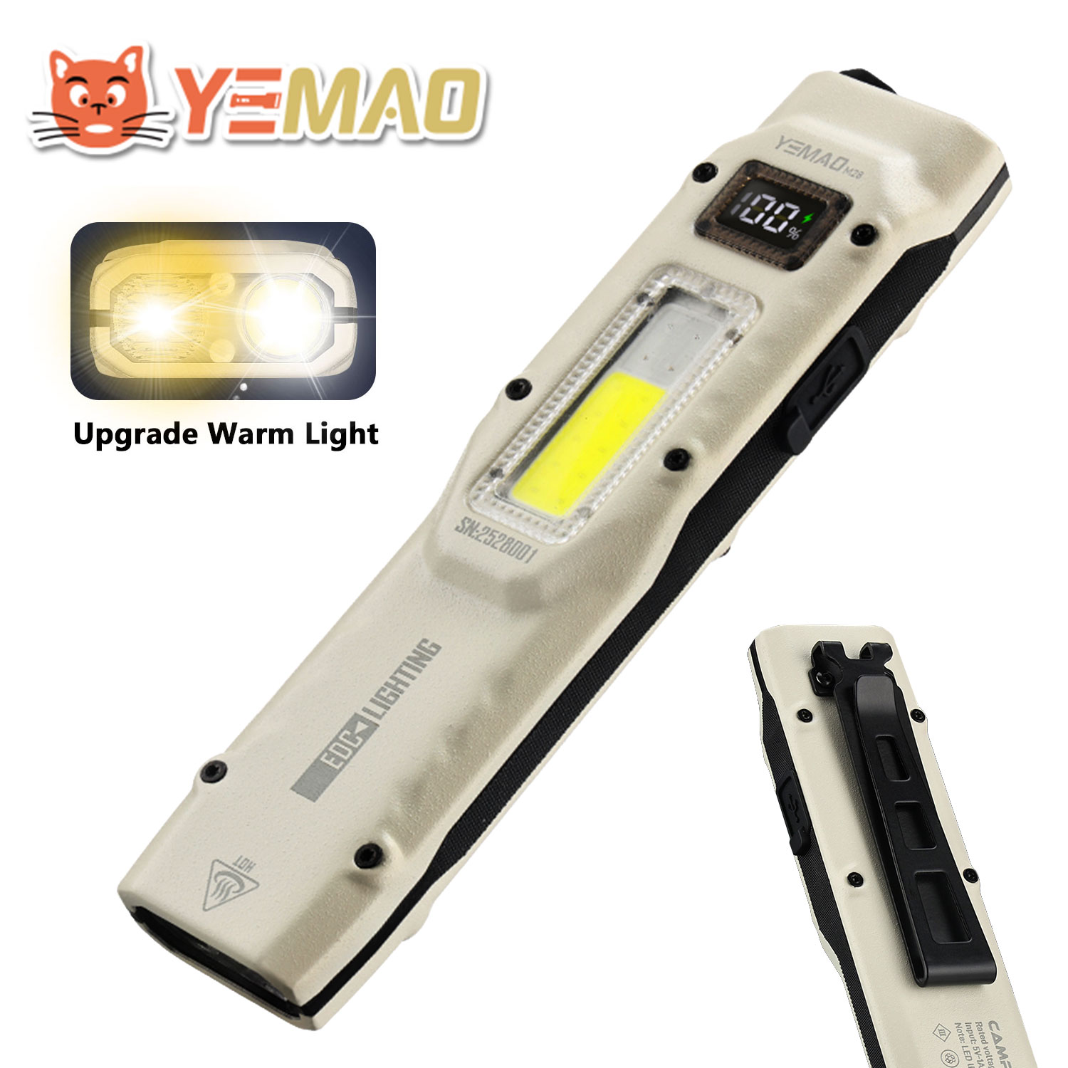 Linterna EDC superbrillante YE - Outdoor Adventure Trips reseña y precio
