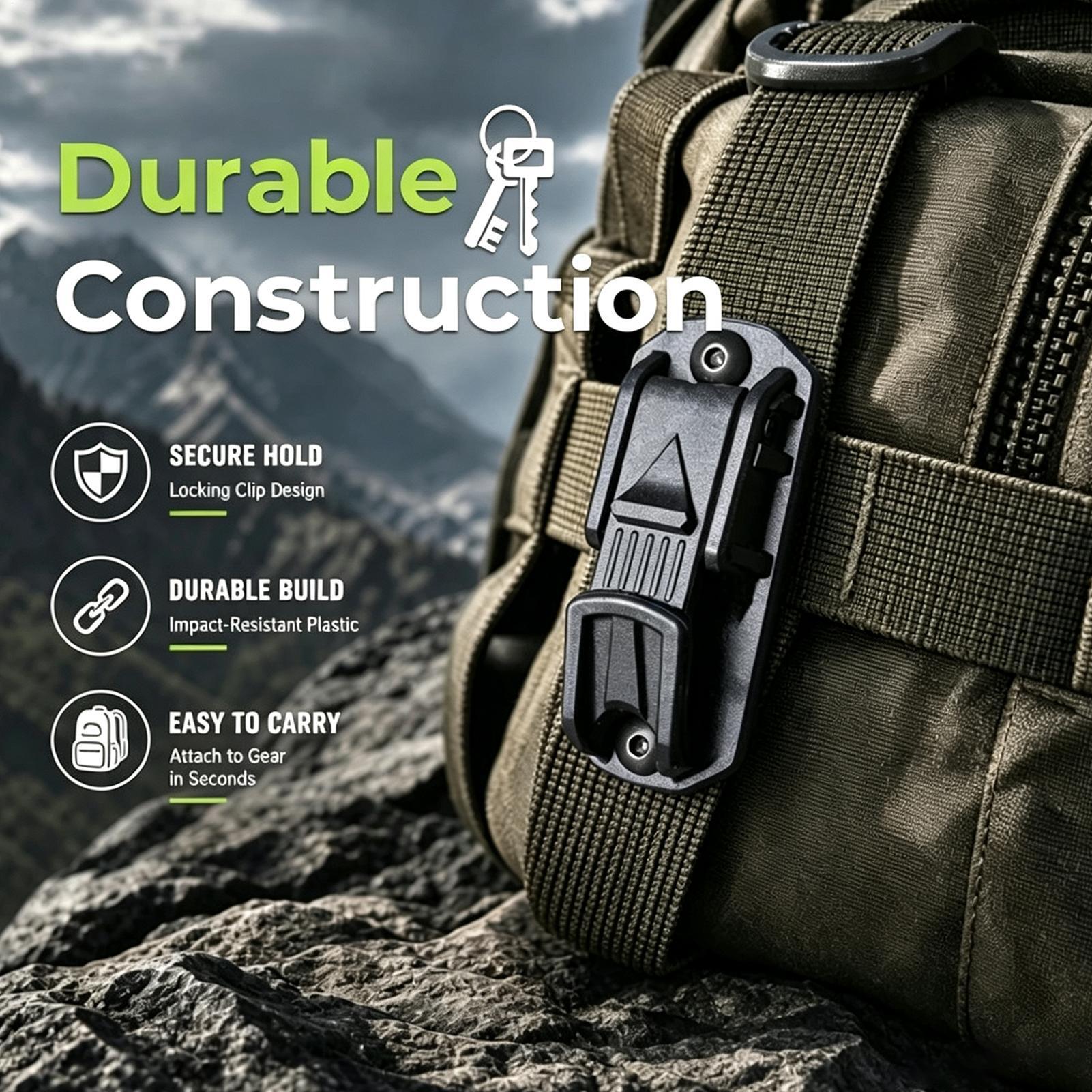 Clip para Cinturón con Mosquet - Outdoor Adventure Backpack reseña y precio